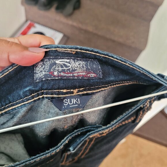Silver Suki Mid Rise Bootcut Jeans - Picture 11 of 12